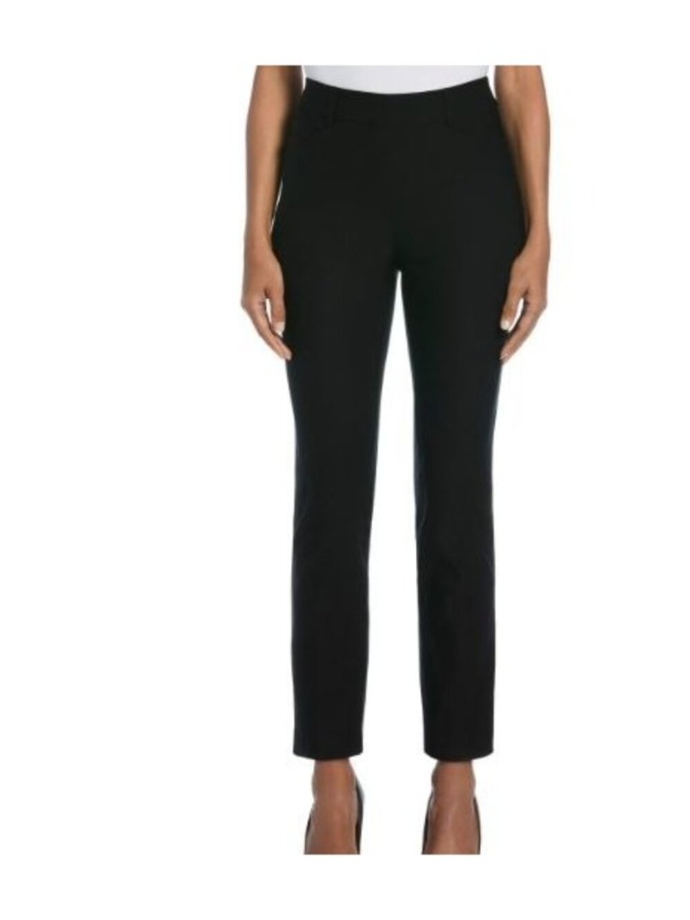 Rafaella Women's Pants 12 Pull-On Stretch Pant Black Size 12